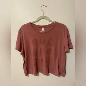 Moorea Seal Cropped Printed Tee